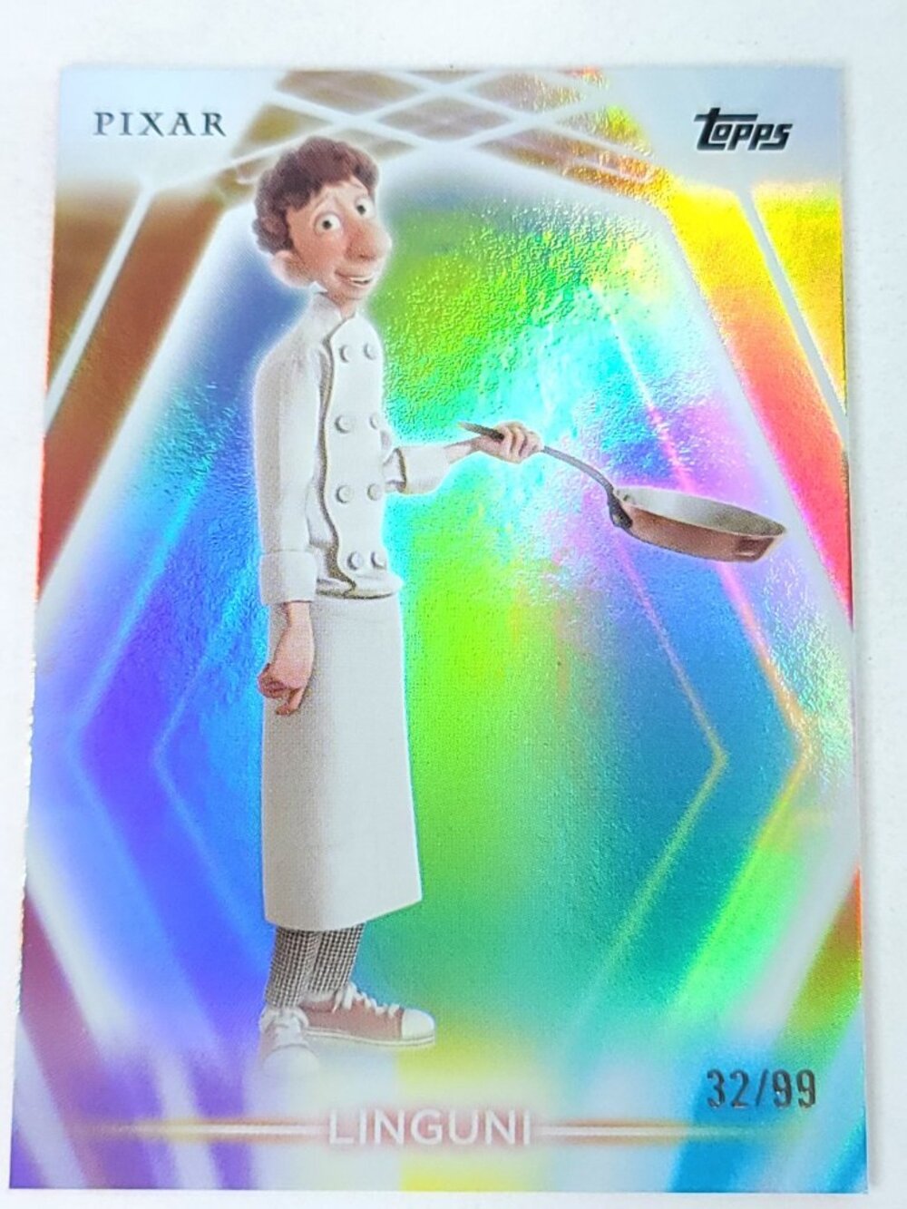 Linguini Topps 2026 Disney Neon Holo Parallel Refractor Limited 32/99
